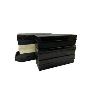 Vintage Cassette Storage Holders (6) Holds 15
